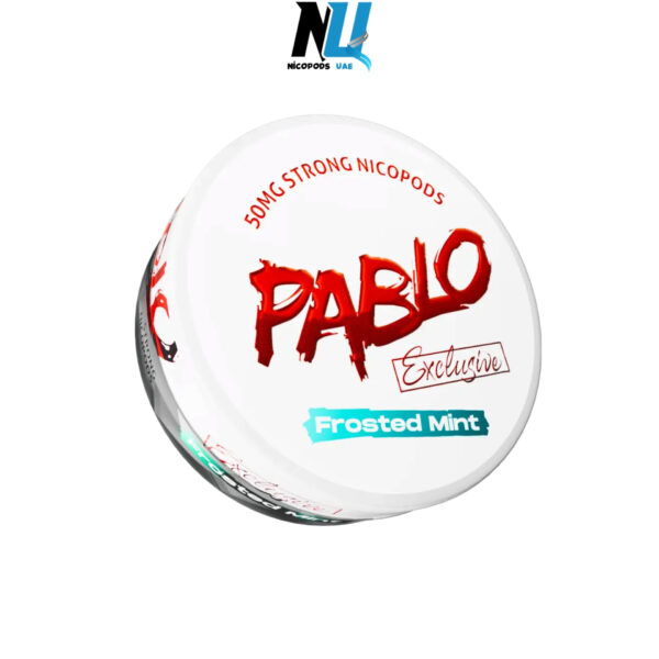 Pablo Exclusive Frosted Mint 50mg Nicotine Pouches - Strong Mint Flavored Nicotine Pouches Available in Dubai UAE