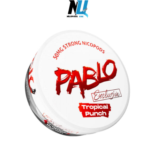 Pablo Tropical Punch 50mg Nicotine Pouches Pack | Strongest Flavored Nicotine Pouches in UAE