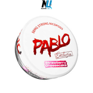 Pablo Strawberry Cheesecake 50mg Nicopods – Premium Tobacco-Free Nicotine Pouches