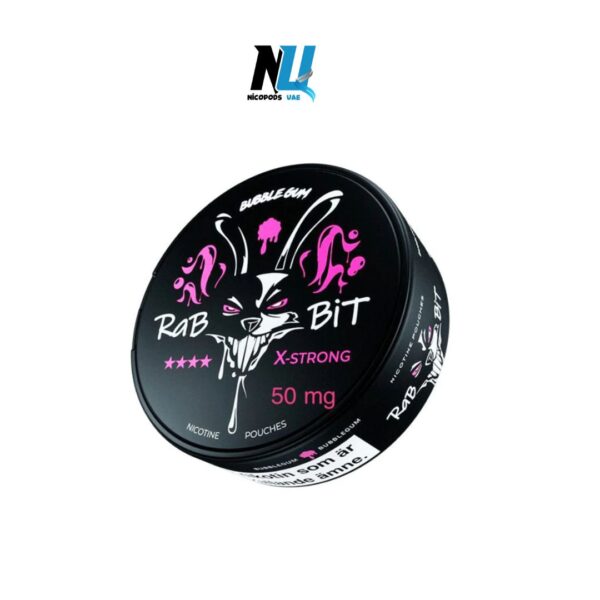 RABBIT Bubblegum 50mg Nicotine Pouches uae