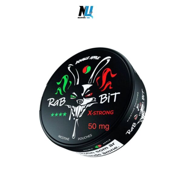 RABBIT Double Apple 50mg Nicotine Pouches uae