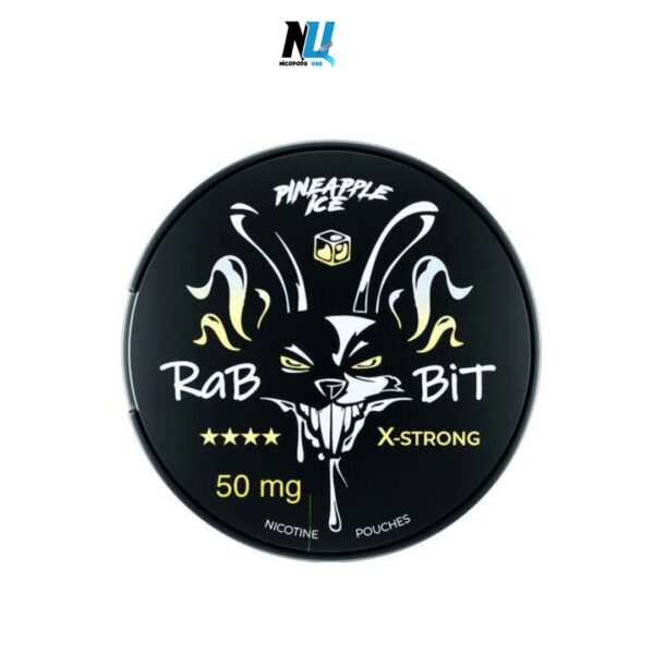 RABBIT Pineapple Ice 50mg Nicotine Pouches uae