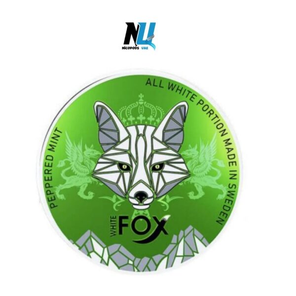 WHITE FOX Peppered Mint Nicotine Pouches