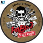 Pablo X Ice Cold Nicotine Pouches with a Sleek All-White Slim Design