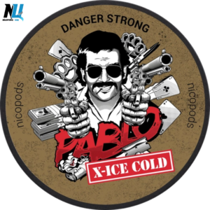 Pablo X Ice Cold Nicotine Pouches with a Sleek All-White Slim Design