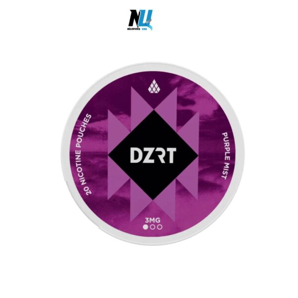 DZRT Purple Mist 3mg Nicotine Pouches